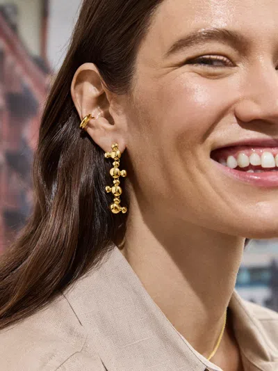 Baublebar Mickey Mouse Disney Drop Statement Earrings In Gold