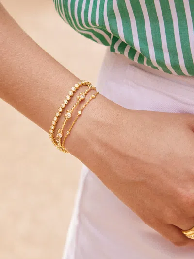 Baublebar Mickey Mouse Disney Pavé Cuff Bracelet In Gold