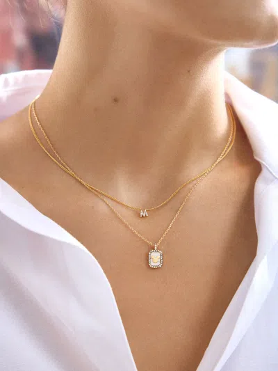 Baublebar Mickey Mouse Disney Pavé Pendant Necklace In Gold