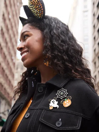 Baublebar Mickey Mouse Disney Spiderweb Pin In Gray