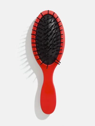 Baublebar Mini Block Font Custom Hair Brush In Red