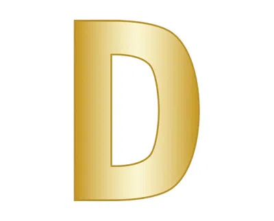 Baublebar Mini D In Gold