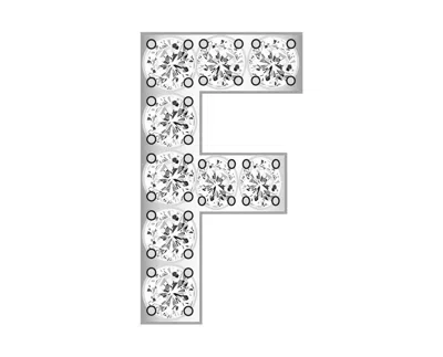 Baublebar Mini F In Silver