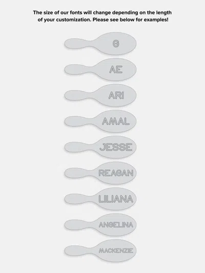 Baublebar Mini Fine Line Custom Hair Brush In Pink