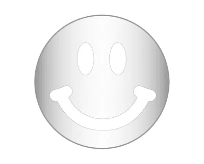 Baublebar Mini Icon Smiley In Metallic