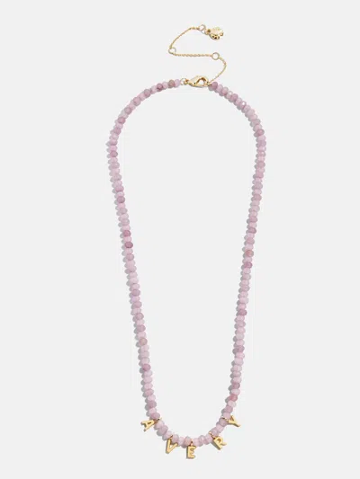 Baublebar Mini Semi-precious Custom Necklace In Gold