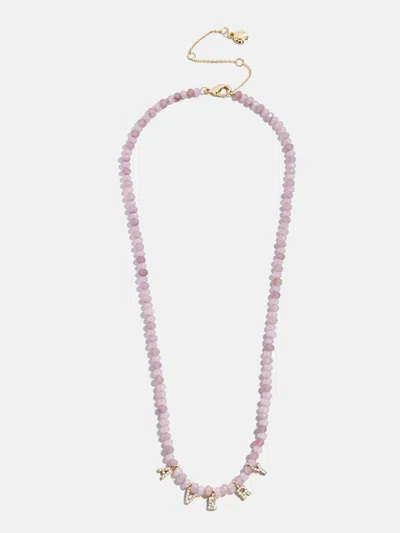 Baublebar Mini Semi-precious Custom Necklace In Gold