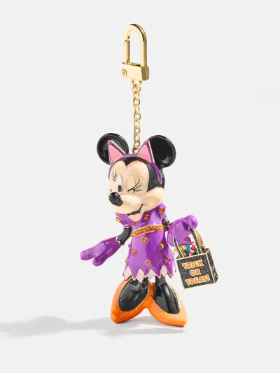 Baublebar Minnie Mouse Disney Cat Glow-in-the-dark Bag Charm In Purple