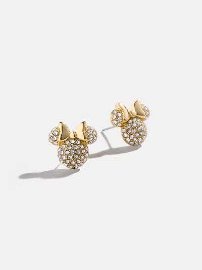 Baublebar Minnie Mouse Disney Pavé Studs In Gold