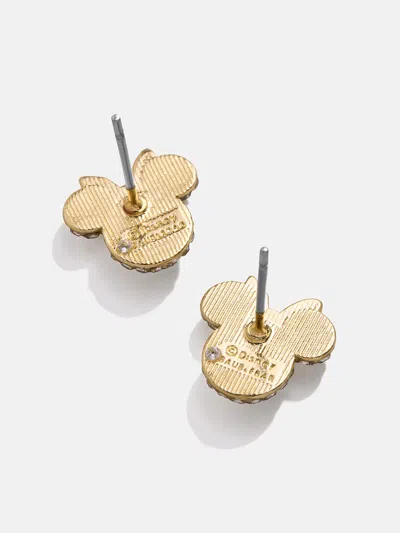 Baublebar Minnie Mouse Disney Pavé Studs In Gold
