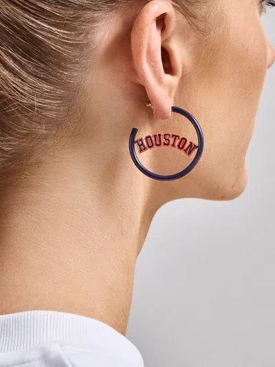 Baublebar Mlb Enamel Hoops In Brown