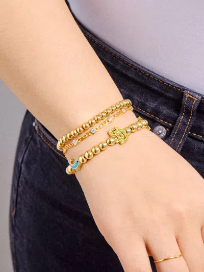 Baublebar Mlb Pisa Charm Bracelet In Gold