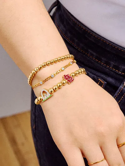 Baublebar Mlb Pisa Charm Bracelet In Gold