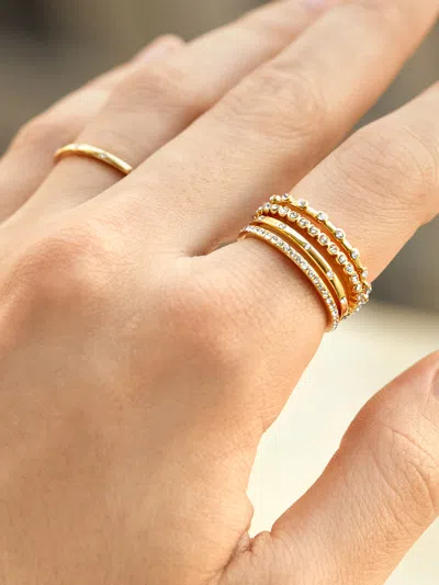 Baublebar Morgan Ring Set In Brown