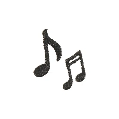 Baublebar Music Notes Icon In Black