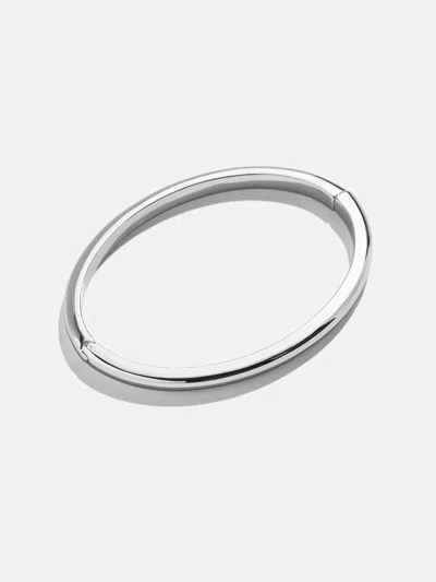 Baublebar Nadia Classic Hinge Bangle In Silver