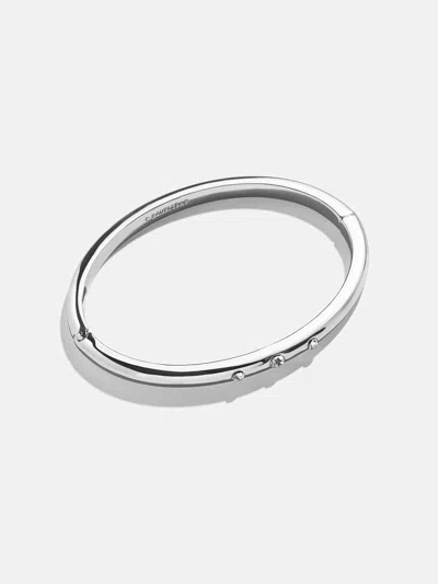 Baublebar Nadia Classic Hinge Bangle In Silver