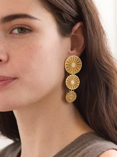 Baublebar Naomi Statement Earrings In Gold
