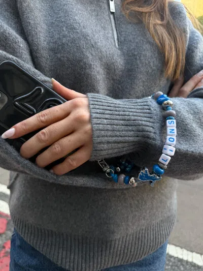 Baublebar Nfl Beaded Phone Charm In Blue