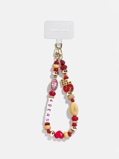 Baublebar Nfl Beaded Phone Charm In Red