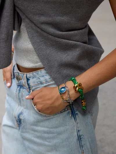 Baublebar Philadelphia Eagles Charm Bracelet In Metallic