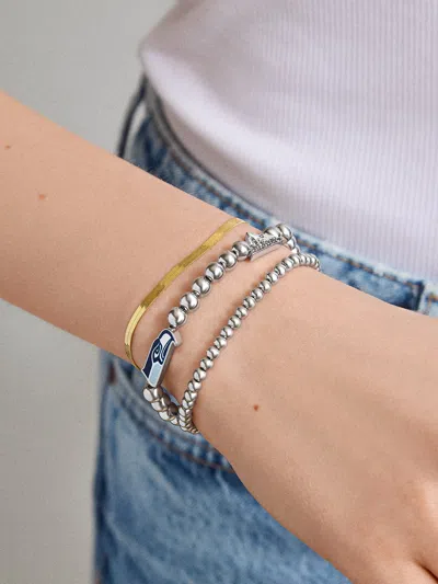 Baublebar Nfl Pisa Charm Bracelet In Silver