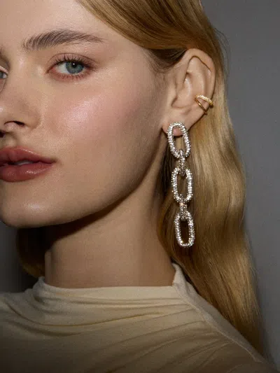 Baublebar Nova Chain Drop Earrings In Gold