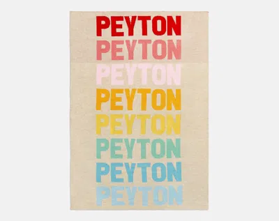 Baublebar Ombre Name Custom Blanket In Neutral