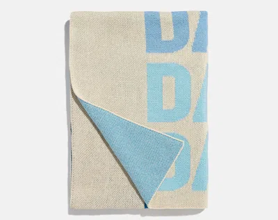 Baublebar Ombre Name Custom Blanket In Neutral