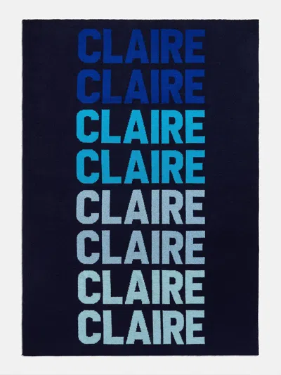 Baublebar Ombre Name Custom Blanket In Black