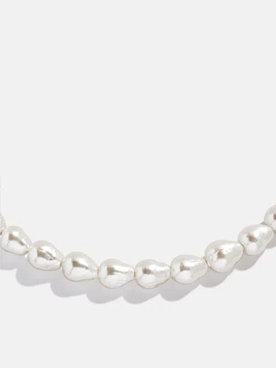 Baublebar Ondine Pearl Collar Necklace In White