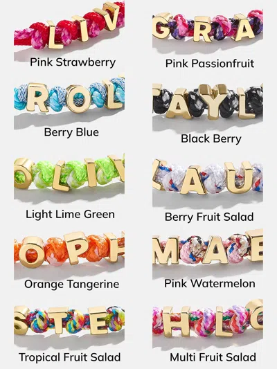 Baublebar Paracord Waterproof Custom Nameplate Bracelet In Pink