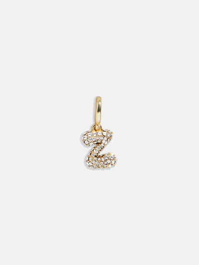 Baublebar Pavé Bubble Initial Cluster Charm In Gold