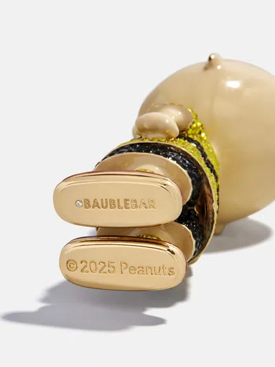 Baublebar Peanuts Charlie Brown 3d Bag Charm In Neutral