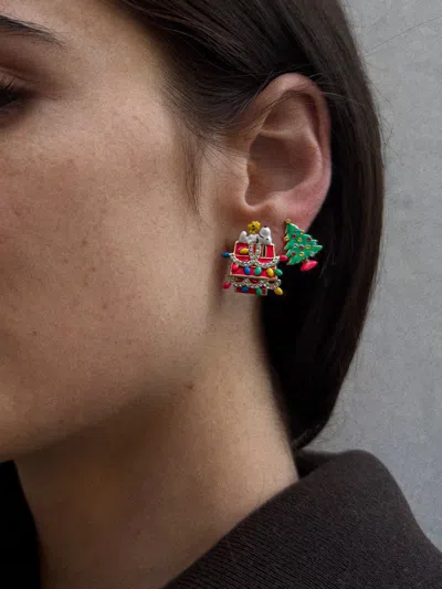 Baublebar Peanuts Charlie Brown Christmas Earring Set In Multi