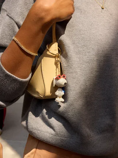 Baublebar Peanuts Snoopy 3d Bag Charm In Gray