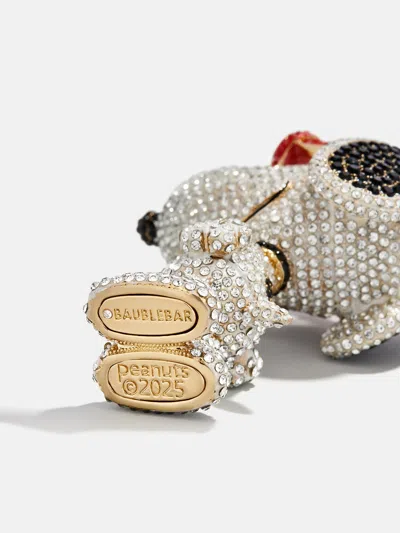 Baublebar Peanuts Snoopy 3d Bag Charm In Gray