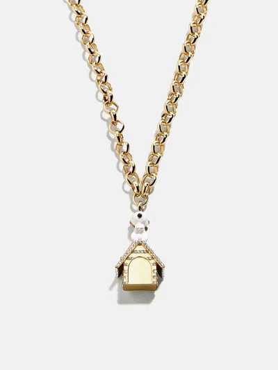 Baublebar Peanuts Snoopy Flying Ace Doghouse Pendant In Gold