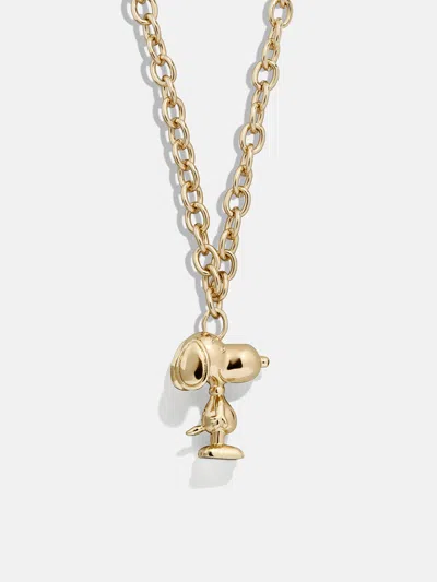 Baublebar Peanuts Snoopy Pendant Necklace In Gold
