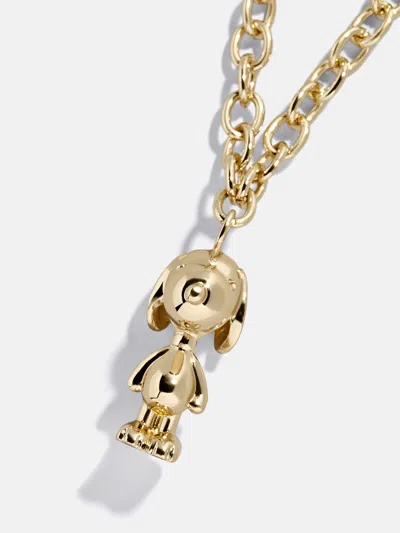 Baublebar Peanuts Snoopy Pendant Necklace In Gold