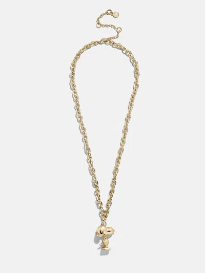 Baublebar Peanuts Snoopy Pendant Necklace In Gold