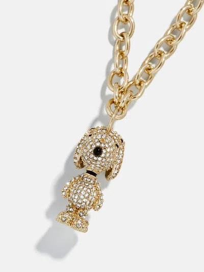 Baublebar Peanuts Snoopy Pendant Necklace In Gold