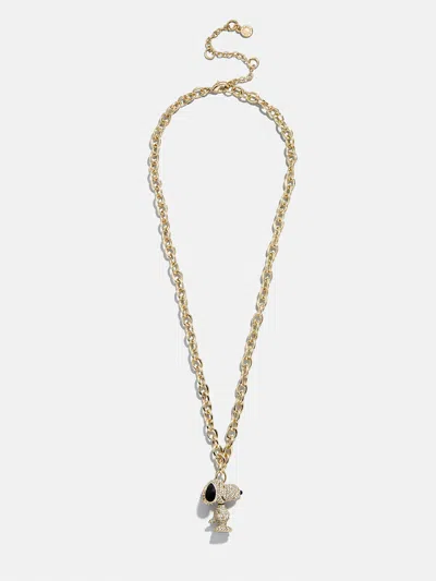 Baublebar Peanuts Snoopy Pendant Necklace In Gold