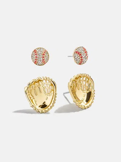 Baublebar Perfect Catch Earring Set In Gold