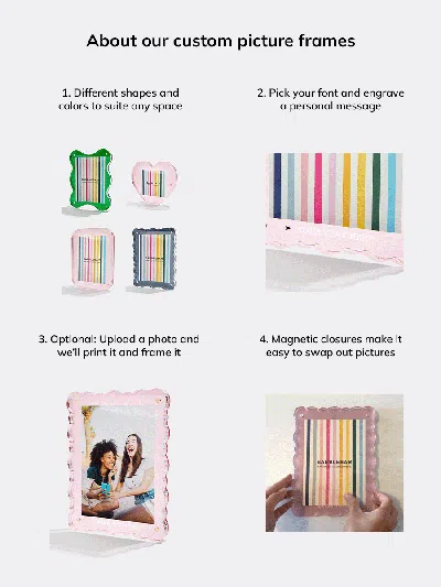 Baublebar Picture Perfect Acrylic Frame In Brown