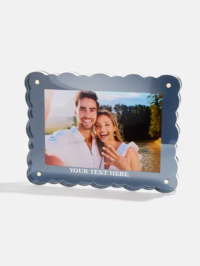 Baublebar Picture Perfect Horizontal Acrylic Frame In Gray