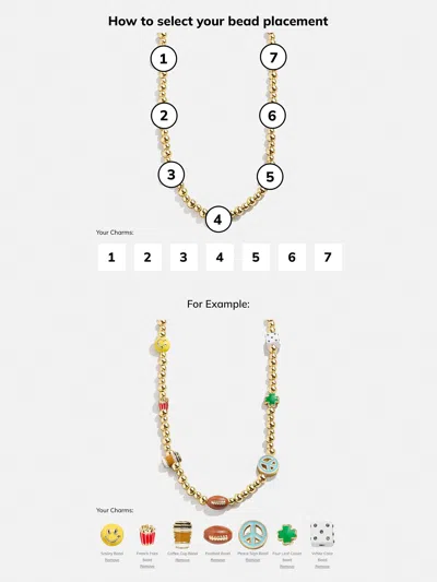 Baublebar Pisa Custom Charm Necklace In Gold