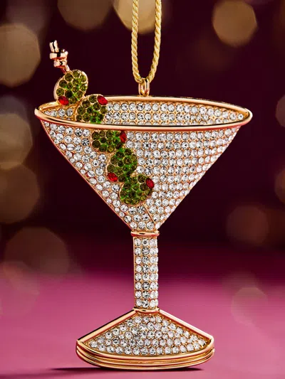 Baublebar Pitted And Poured Martini Ornament In Gold