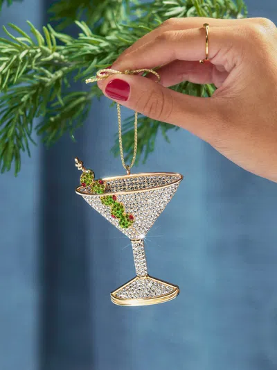 Baublebar Pitted And Poured Martini Ornament In Gold