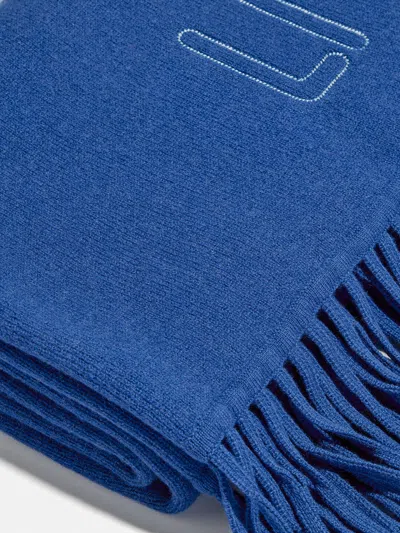 Baublebar Pure Merino Wool Custom Blanket In Blue